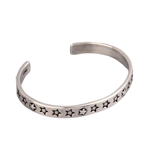 Modisches, offenes, sternförmiges Armband aus Legierung, ideal