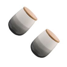 2Pièces Conteneur Tea Box Céramique Pour Stockage Alimentaire
