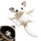 Porte-clés Sugar Gliders, breloque pour sac, écureuil de-Blanc 3