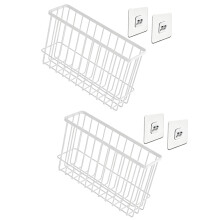 Vertikales, platzsparendes Mehrzweckregal für die-L Weiß