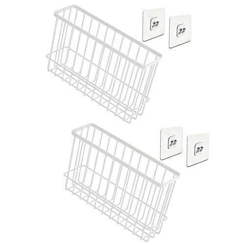 Space Saving Over The Door Shelf For Kitchen Pantries-L White