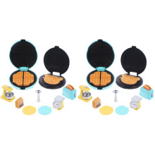 2Sets Miniatuur Bakkerij Speelgoed Set Duurzaam Plastic Voor Mini Huis