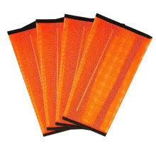 Set of 4 Mesh Fly Boot for Horse Loose Mesh Horse-1orange color