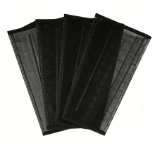 4Pcs/pack Fly Boot for Horses Mesh Horse Fly Leggings-Black