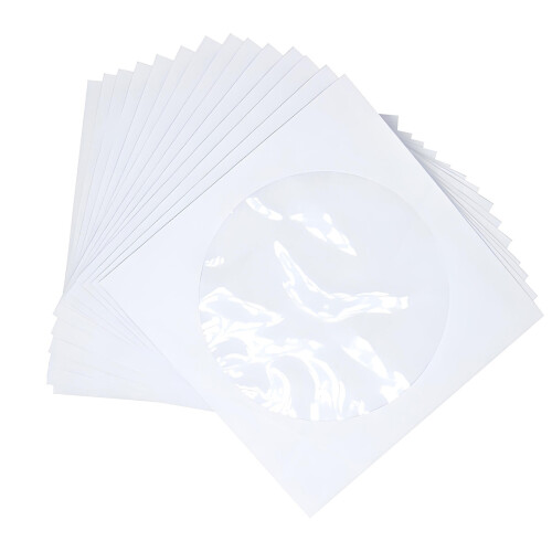 Sacs conviviaux pour disques en papier de 8 cm,-200 pièces