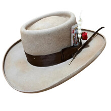 Unisex Wool Felted Hat Personality Trendy Hat Elegant Wool-BE