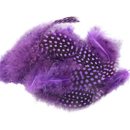 100PCS Delicate Plumage Embellishments For Creative-Deep Purple