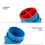Professional Electrode Storage Canister With- ora nge color 5