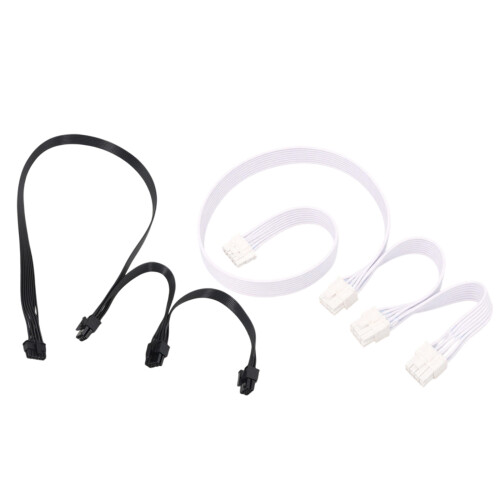 Premium 12VHPWR To 3X 8Pin GPU Power Cable Featuring-Black 2