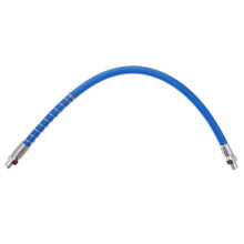 1Tuyau Graisse Flexible Bleu Pour Remorque Avec Spirale Antidérapante