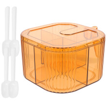2Sets Simpele Kruidenbox Met Meerdere Vakken Voor