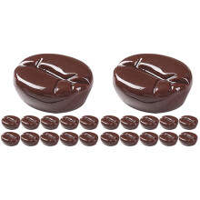 50Pièces Grains De Café Imitation Accessoires DIY Durable Pour Fêtes