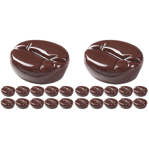 50Pièces Grains De Café Imitation Accessoires DIY Durable Pour Fêtes