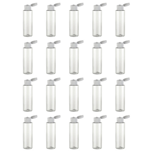 5Flacons Souples Transparents Compacts Pour Shampooing Lotion Voyage