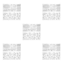 10Rouleaux Poster Peinture Enfants Papier Multifonction