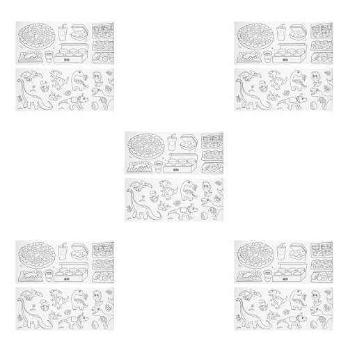 10Rouleaux Poster Peinture Enfants Papier Multifonction