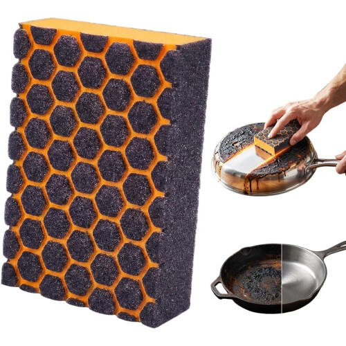 (1pc, -) Magic Sponge Eraser, Multi-Purpose Cleaning for Bathroom & Home
