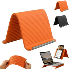 (Orange, -) Lot 2 supports téléphone silicone pliables, portable
