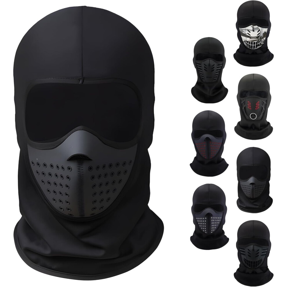 (Ff, -) Balaclava Ski Face Mask, Winter Windproof Breathable 3D Design Mask 5437706790419
