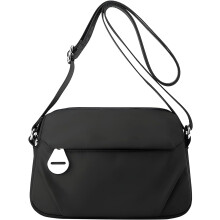(Black, -) Lightweight Minimalist Shoulder Bag for Women, Trendy Underarm Purse