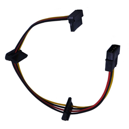 1Câble Dur 1vers3 Pour Disques Durs Avec Extension Alimentation 1
