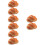8Pièces Pain Simulation PU Orange Pour Décor Et Boutique 6