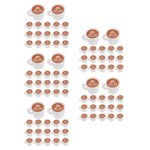 100Pièces Mini Tasses Café En Plastique Pour Décor Maison 2