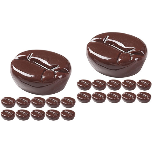 50Pièces Grains De Café Imitation Accessoires DIY Durable Pour Fêtes 2