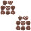 16Pièces Modèles Simulés Biscuits Café Pour Décoration Intérieure 5