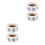 4Rolls Baby Size Sticker Labels Assorted Colors Self-Adhesive 1
