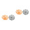 4Pcs Assorted Color Halloween Spider Web Fruit Basket Kitchen Storage 1