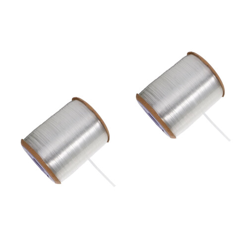 2Rolls Transparent Non-Slip Adjustable Elastic Bra Straps Tpu Material