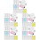 80Roules Thermique Multi Couleurs Pour Mini Adhésif 5