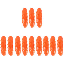 12Pcs Realistic PVC Fake Hot Dog Model Orange Food Prop Decoration