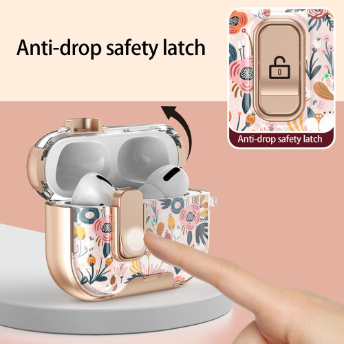 Leichter Schutzhalter mit verstellbarem-Roségold-Leopardenpr 2