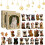 (2PCS, -) Ημερολόγιο advent γάτας 2025, 24 φιγούρες ράτσας - For cat lovers 1