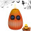 (#04, -) Νυχτερινό φως κουκουβάγιας κολοκύθας, Halloween - Pumpkin owl 1