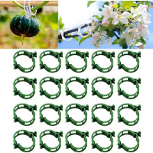 (Green, -) 100 Clipes de Suporte para Plantas Reutilizáveis, Jardim