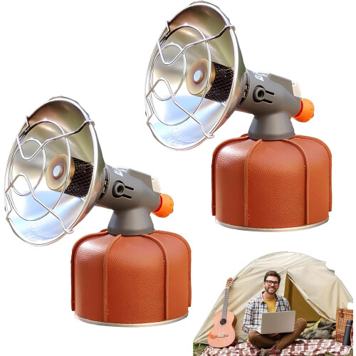 (2pcs, -) Φορητή θερμάστρα προπανίου για κάμπινγκ, σόμπα σκηνής - Propane heater
