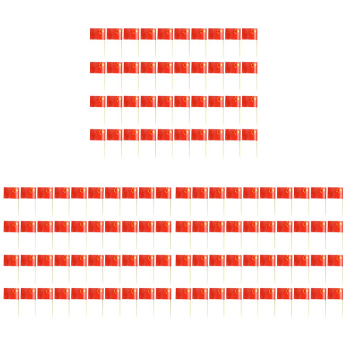 1200Pièces Cure-Dents Décoratifs Rouge Idéals Pour Buffet