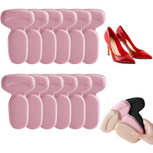 (Pink-6 Pairs, -) 8 cales talon antidérapantes, coussin pour chaussures femmes hommes