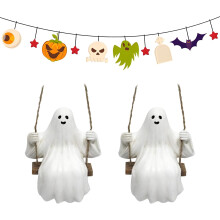 (2pcs, -) Estátua Fantasma Balanço 3.39 pol, Decoração de Jardim Halloween