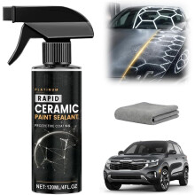 (1 Set with Towel, -) Spray sigillante ceramico rapido 2026, lucido per auto