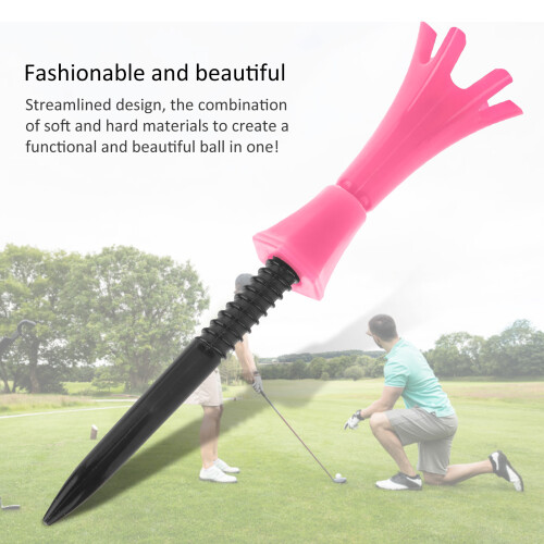Plastic Training Golf Tees Adjustable Height 1