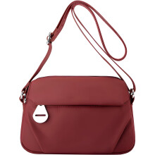(Red, -) Lichtgewicht minimalistische schoudertas voor dames – trendy underarm tas