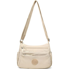 (Khaki, -) Dames modieuze multi-vak rits crossbody tas – dagelijks gebruik