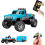 (Blue-a, -) Mini monster truck 1:64, télécommande 2.4GHz 1