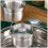 4Bols Argenté Pour Bébé Couvercle Service Cuisine 6