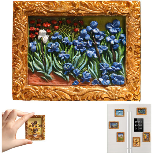 (#02, -) Σετ μαγνητών τηγανιτού, διακοσμητικό - Art deco fridge magnet