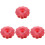4Pièces Boîte De Service Rouge Pour Fruits Secs 1